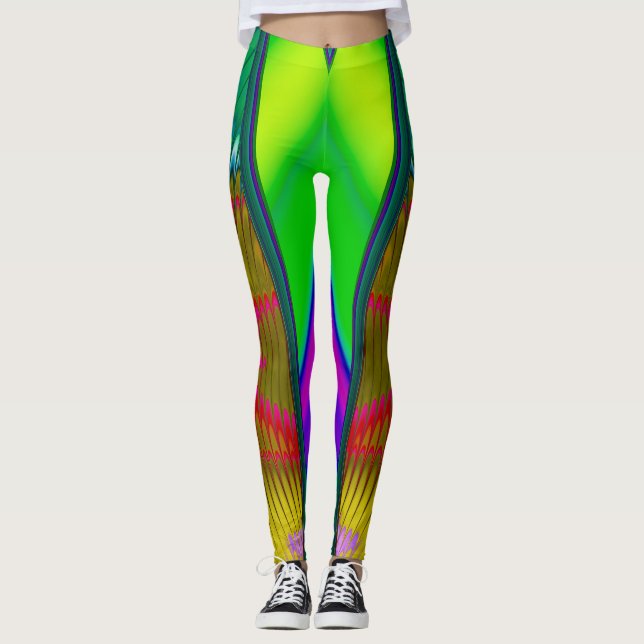 Leggings ~ leuchtend mehrfarbig ~ Original (Vorderseite)