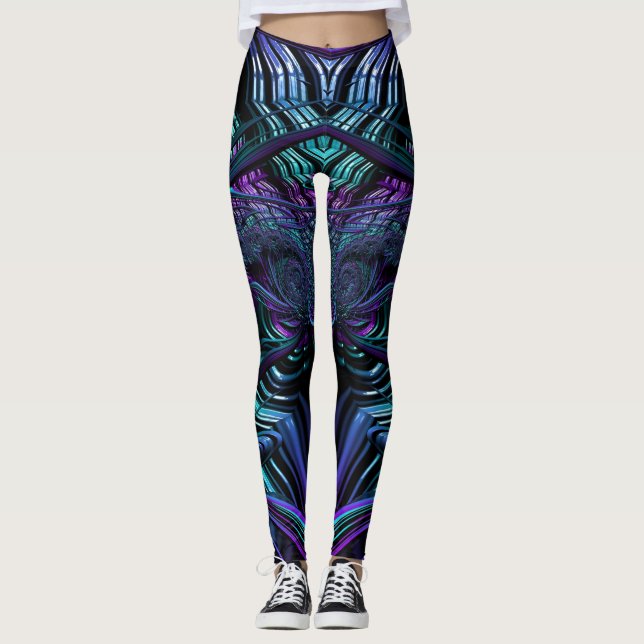 Leggings ~lila blau ~ Original (Vorderseite)
