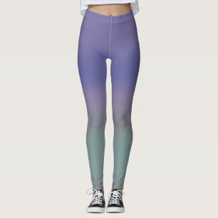 Leggings ~ Lila, grün und mauve