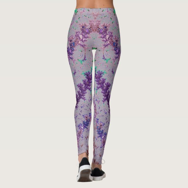 Leggings ~ Lila Pink Green ~ Original (Rückseite)