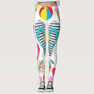 Leggings Long Beach Sommer