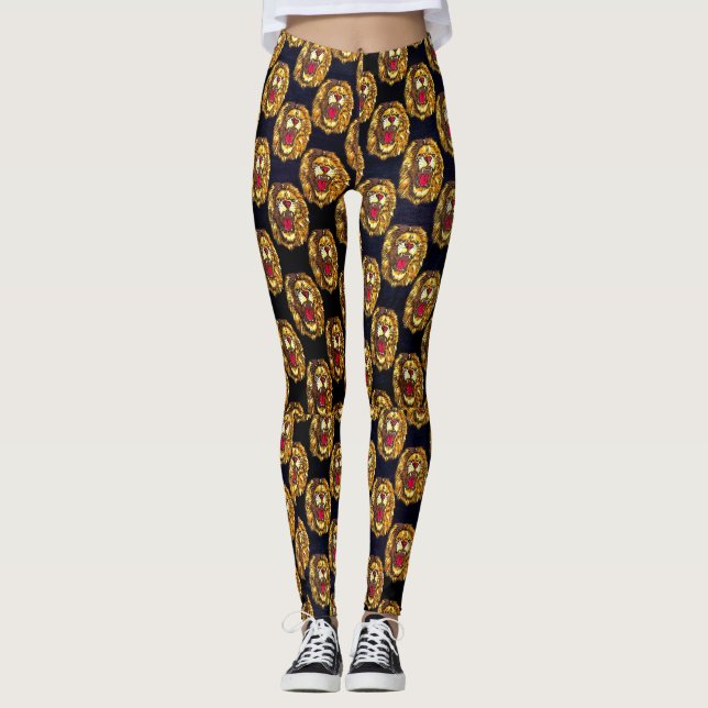 Leggings - Löwenkopf (Sammlung Isi-Agu) (Vorderseite)