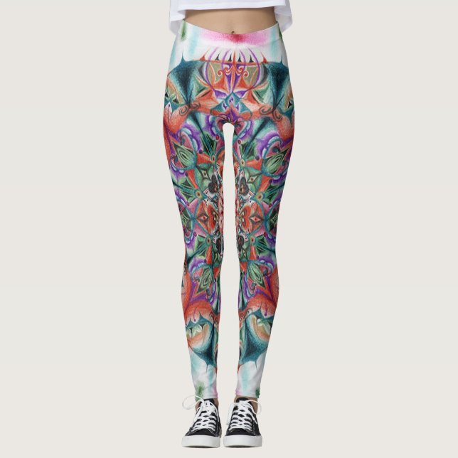 Leggings Mandala Pluto (Vorderseite)
