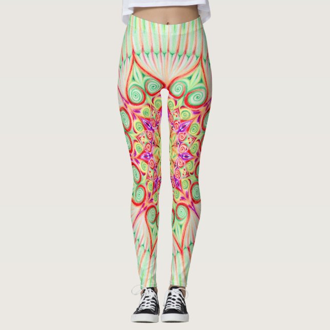 Leggings Mandala Venus (Vorderseite)