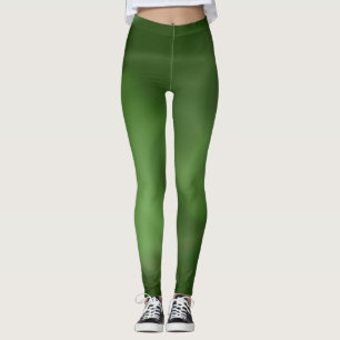 Leggings mit abstraktem Green Flow Design