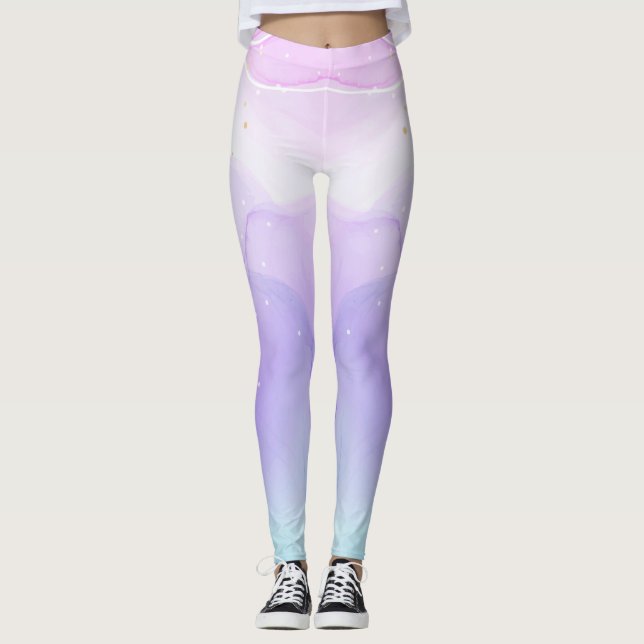 Leggings mit Aquamariner Ribbon-Leg Capri mit eige (Vorderseite)