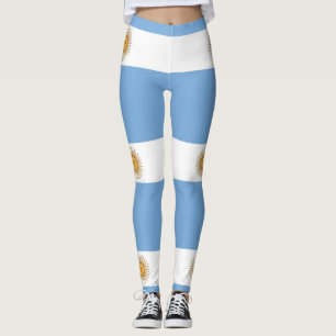 Leggings mit argentinischer Flagge
