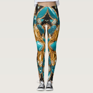 Leggings mit Bahamas-Farbgestaltung