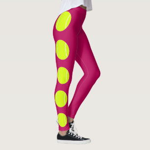 Leggings mit benutzerdefinierten Tennisballen