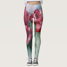 Leggings mit Blumenwasser
