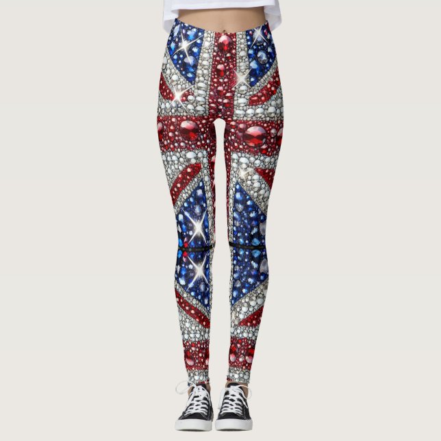 Leggings mit britischer Farbgestaltung (Vorderseite)