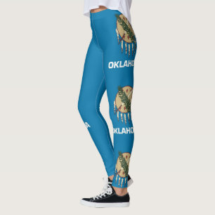Leggings mit der Flagge des Staat Oklahoma, USA
