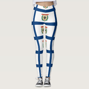 Leggings mit der Flagge des Staat West Virginia, U