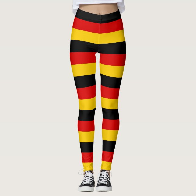 Leggings mit der Flagge Deutschlands (Vorderseite)