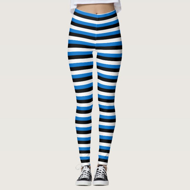 Leggings mit der Flagge Estlands (Vorderseite)