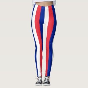Leggings mit der Flagge Frankreichs