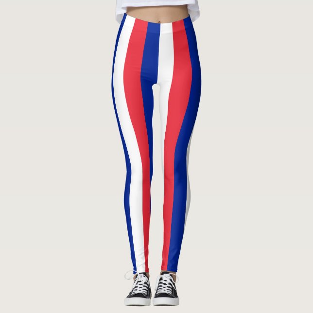 Leggings mit der Flagge Frankreichs (Vorderseite)