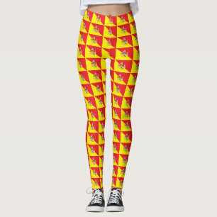 Leggings mit der Flagge Siziliens, Italien
