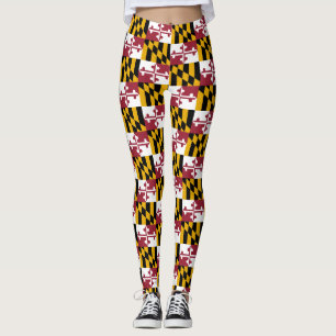 Leggings mit der Flagge von Maryland Staat, USA