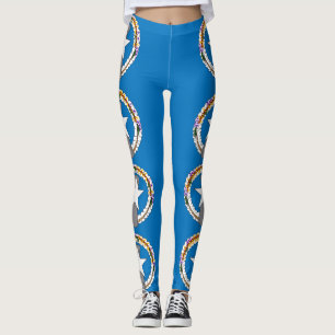 Leggings mit der Flagge von Nord-Mariana, USA