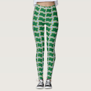 Leggings mit der Flagge von Portland City, USA