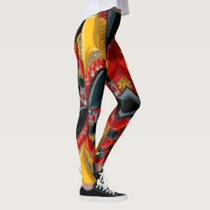 Leggings mit deutscher Farbgestaltung
