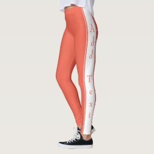 Leggings mit eigenem Text und Farben