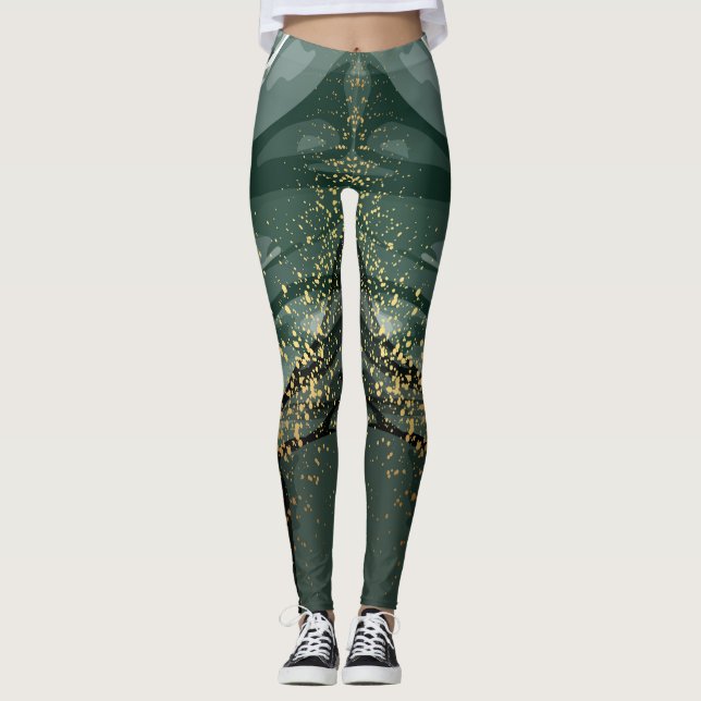 Leggings mit eigener Marke Domino Time (Vorderseite)