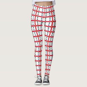 Leggings mit Flagge von Montreal, Kanada