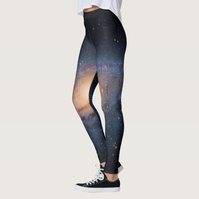 Leggings mit Galaxiedruck (Links)