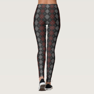 Leggings mit gegossenen Wollmustern
