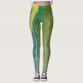 Leggings mit gelbem Drilling