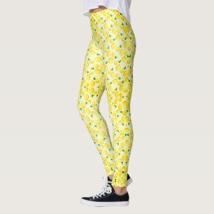 Leggings mit gelben Zitronen