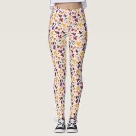 Leggings mit gelber Schokolade