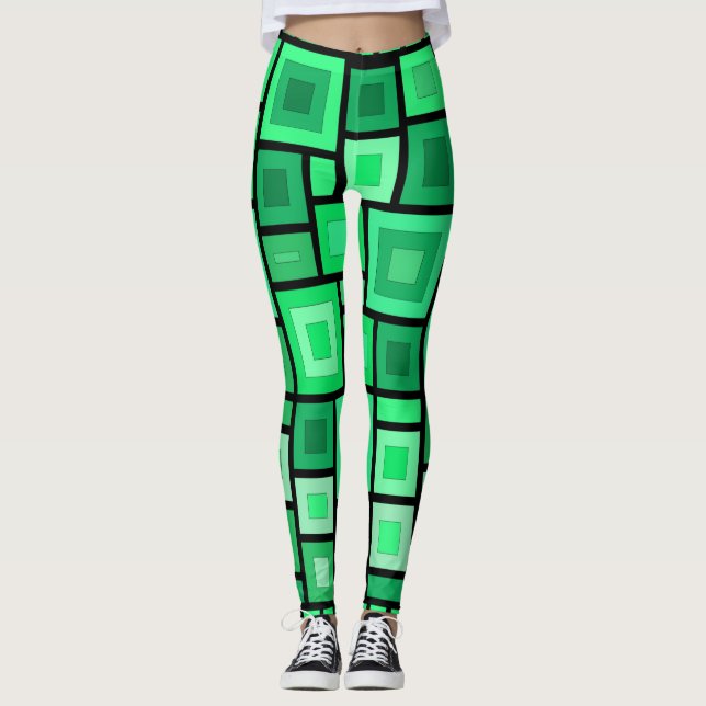 Leggings mit geometrischen Formen (Vorderseite)