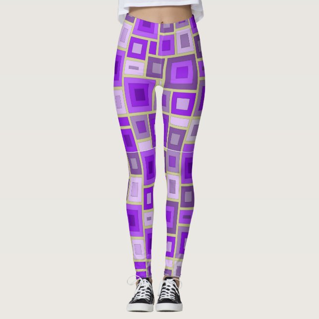 Leggings mit geometrischen Formen (Vorderseite)