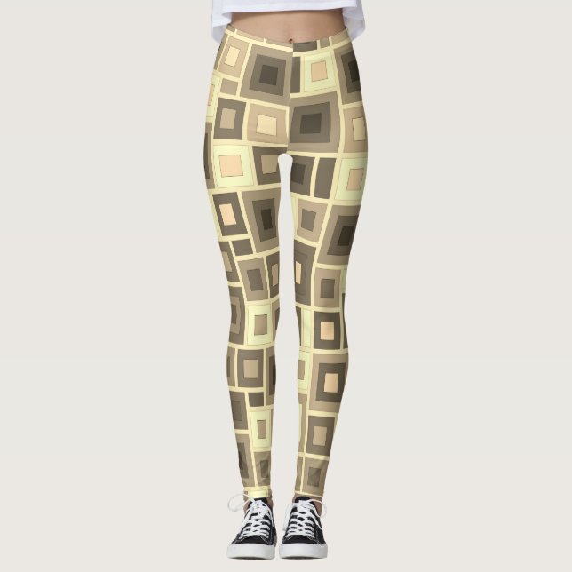 Leggings mit geometrischen Formen (Vorderseite)