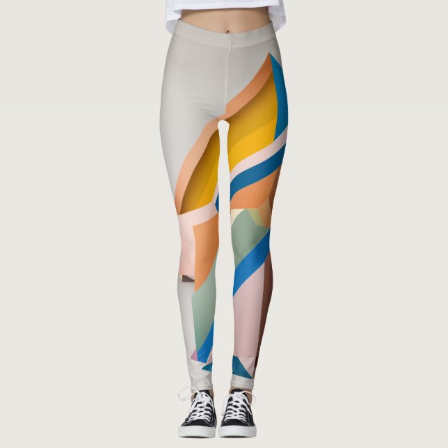 Leggings mit geometrischer Gestaltung (Vorderseite)