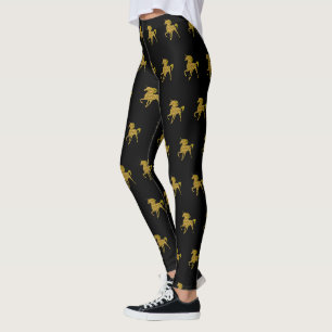 Leggings mit Goldfeuer