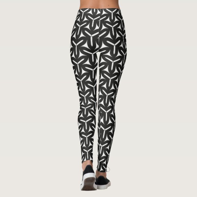 Leggings mit gotischen Blades (Rückseite)