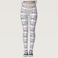 Leggings mit Herzstern-Design