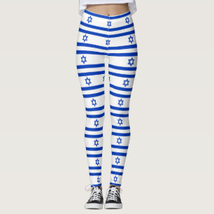 Leggings mit israelischer Flagge