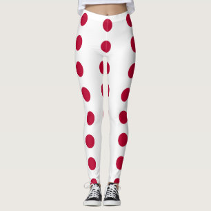 Leggings mit japanischer Flagge