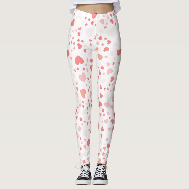 Leggings mit kleinem Herzprint (Vorderseite)