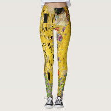 Leggings mit Klimts Kuss