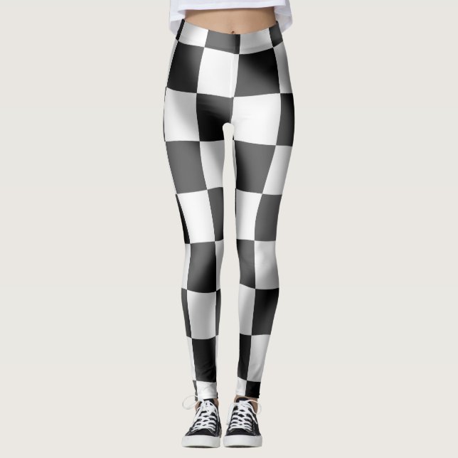 Leggings mit kontrollierter Flagge (Vorderseite)