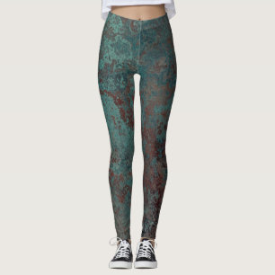 Leggings mit Korrosionsdruck "Kupfer"