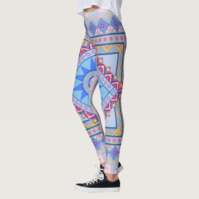 Leggings mit kreativer Kunst (Links)