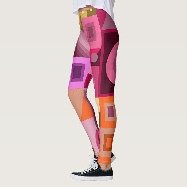 Leggings mit kreativer lässiger Kunst (Links)