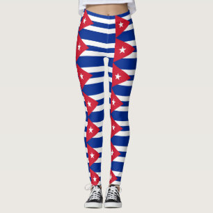 Leggings mit kubanischer Flagge